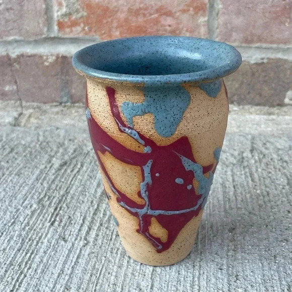 Other - 1970s Handmade Pottery Vase Southwestern Small